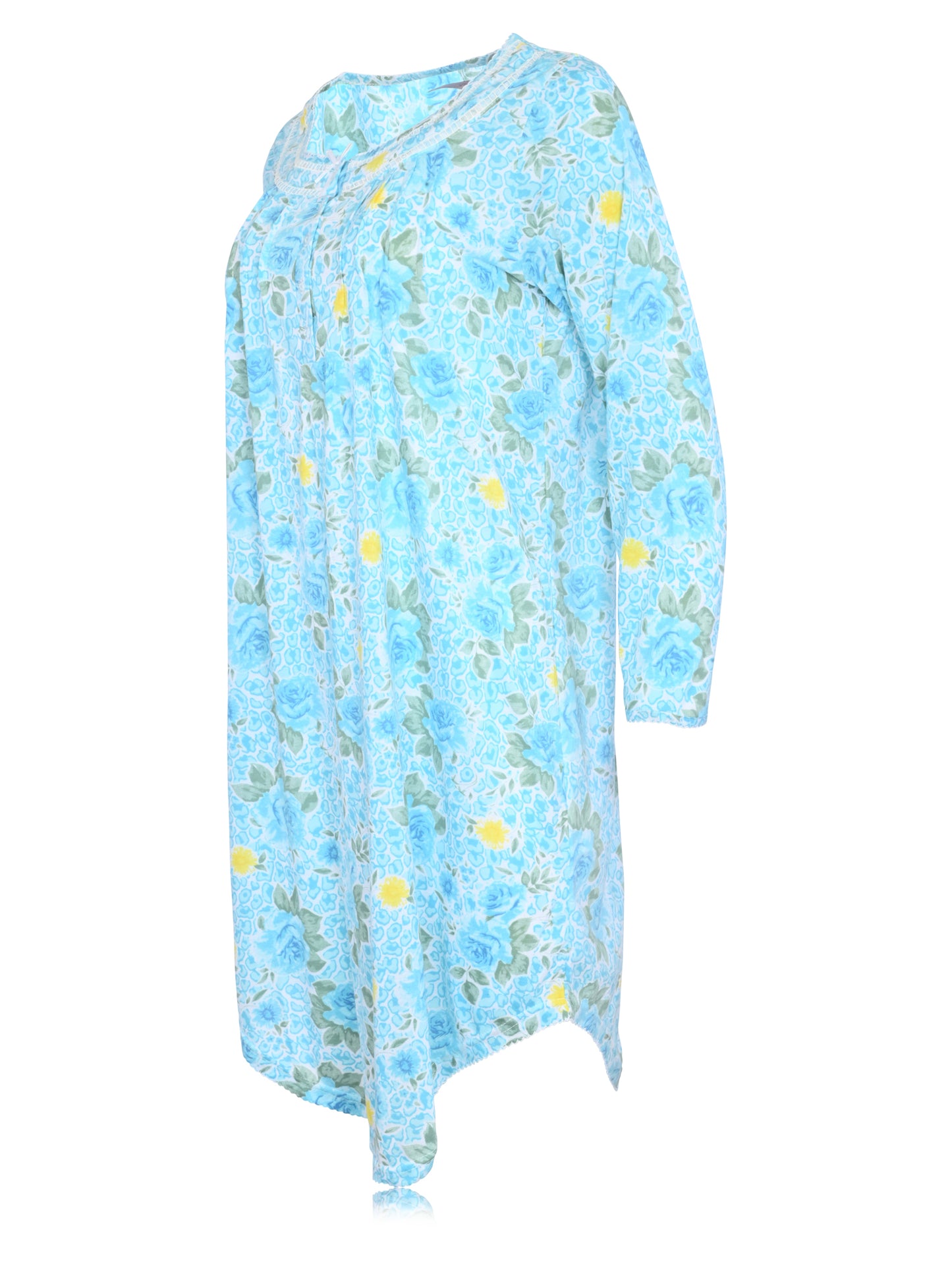 JEFFRICO Womens Long Sleeve Nightgowns Sleepwear Soft Pajama Dress Nightshirts