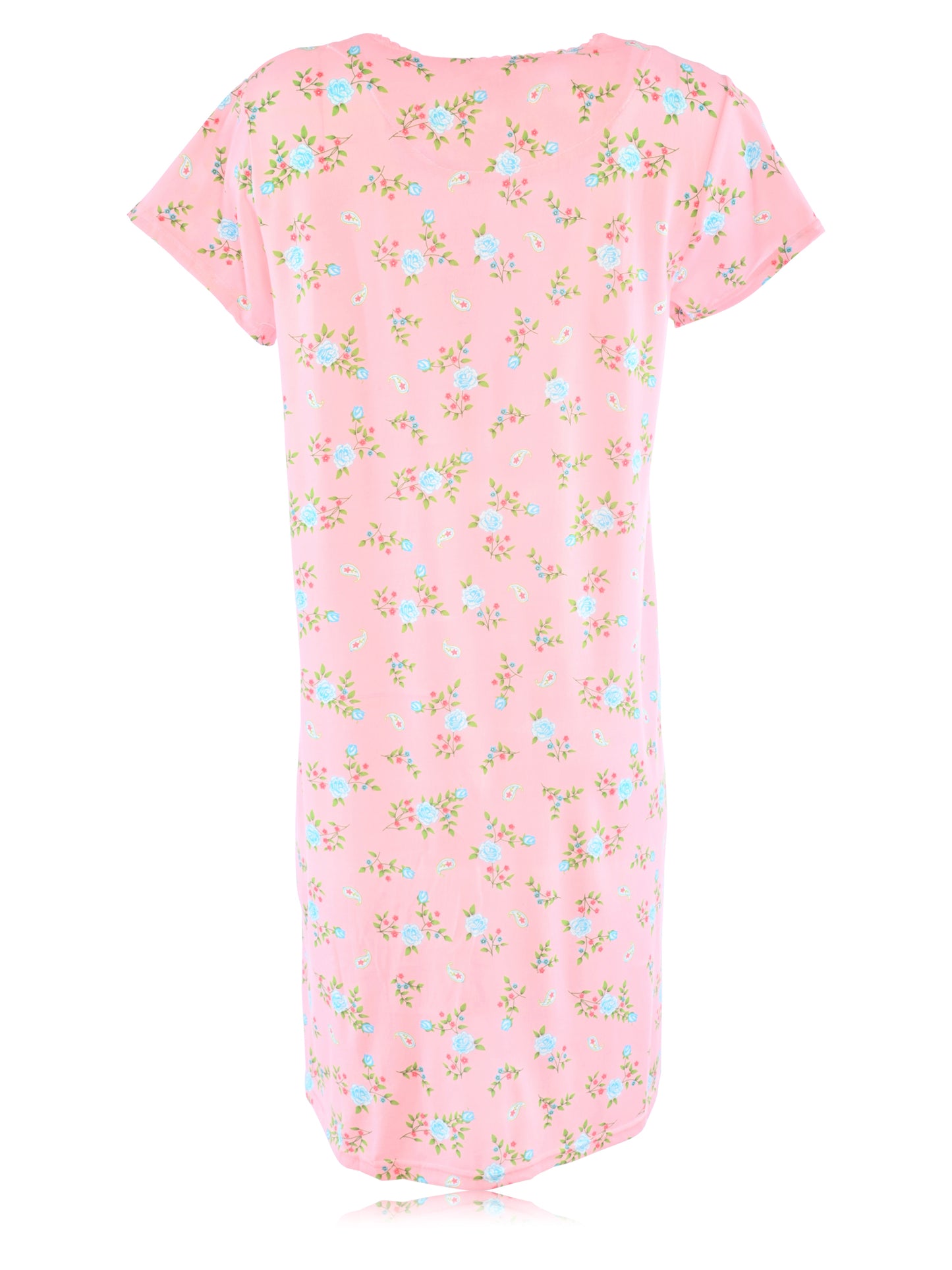 JEFFRICO Womens Short Sleeve Nightgowns Sleepwear Soft Pajama Dress Nightshirts