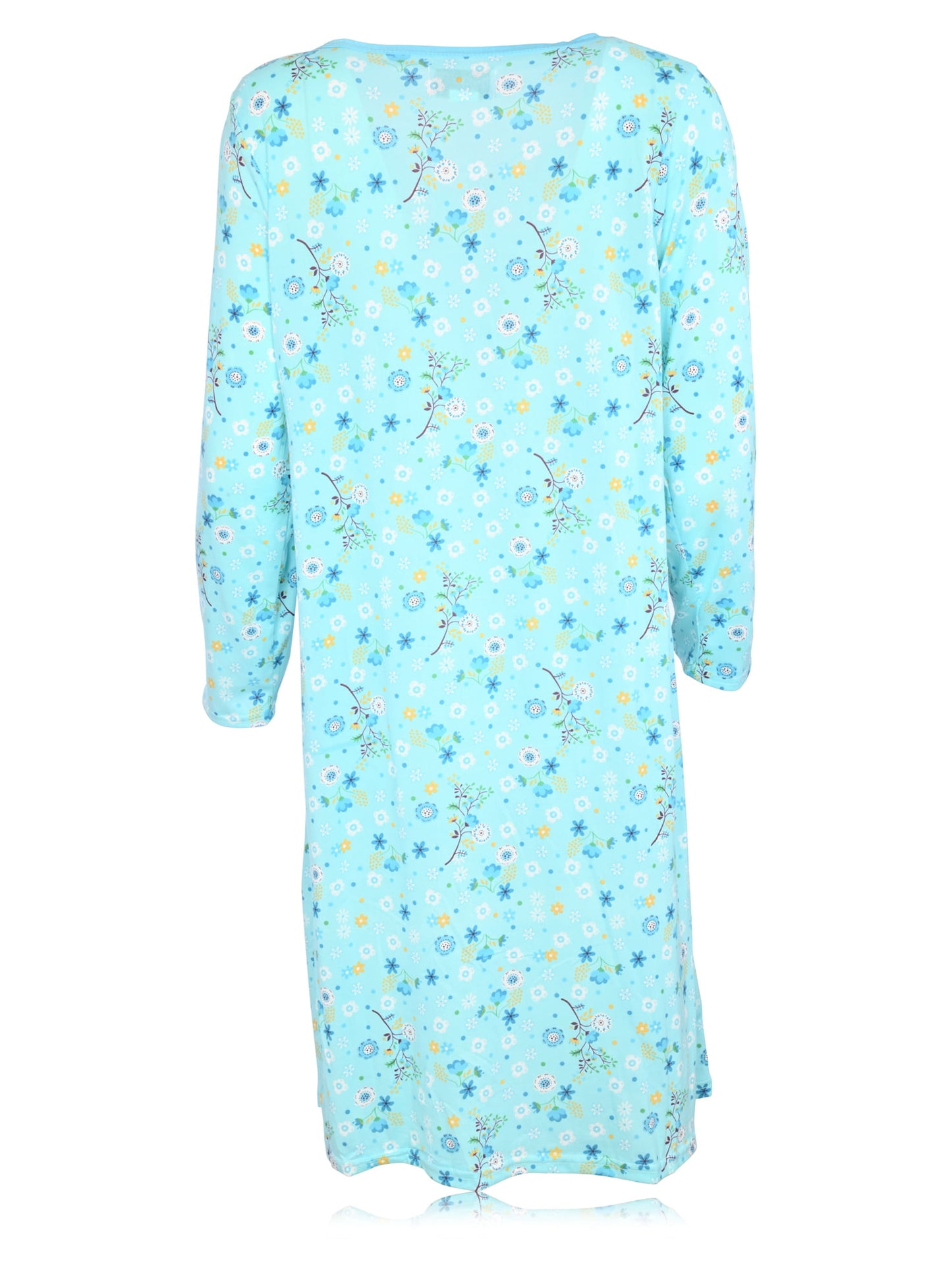 JEFFRICO Womens Long Sleeve Nightgowns Sleepwear Soft Pajama Dress Nightshirts